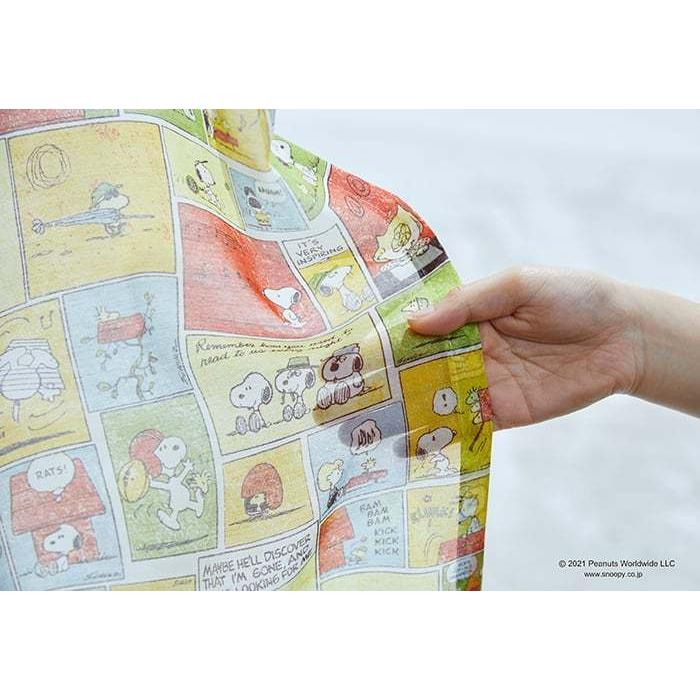 キャラクター デザインレースカーテン 洗える 日本製 スヌーピー ピーナッツ おしゃれ 既製サイズ 約幅100×丈198cm P1047 パッチコミック (S)｜youai｜06