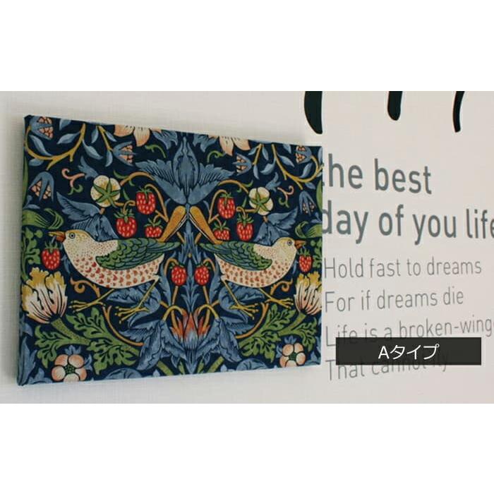 ウィリアム・モリス ファブリックアートパネル ファブリックパネル ウィリアムモリス Pimpernel アートパネル