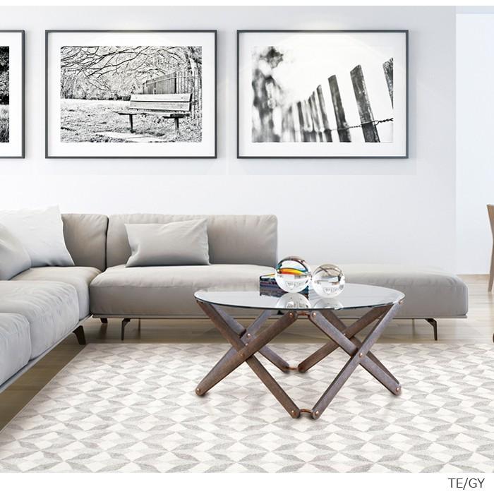 Prevell ラグ グレー 約140×200 リビング インテリア 【公式通販】