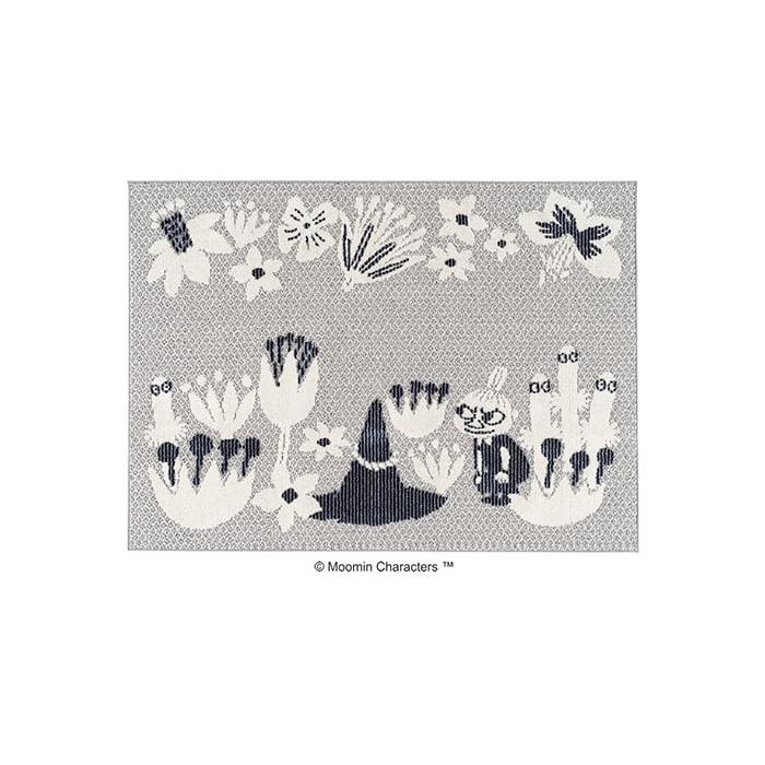 奇跡の再販 Moominラグ コバナラグ 約130cm 185cm 防ダニ 床暖対応 低ホルムアルデヒド アレルギー対策 スナフキン ちびのミイ リトルミイ ニョロニョロ 北欧 フィンランド トーベ ヤンソン 激安ブランド