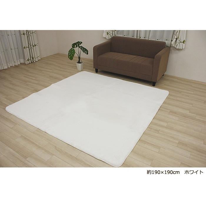 ふわふわ フェイクラビットファー フェイクムートン ラグマット