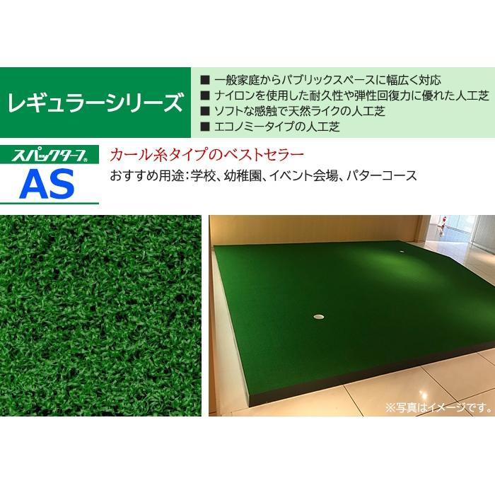 個人宅配送不可 スパックターフ 人工芝 外 耐久 天然芝風 グリーン 約0.9m幅×20m レギュラーシリーズ AS (R) 東レ 引っ越し 新生活 ポイント利用 爆買の画像