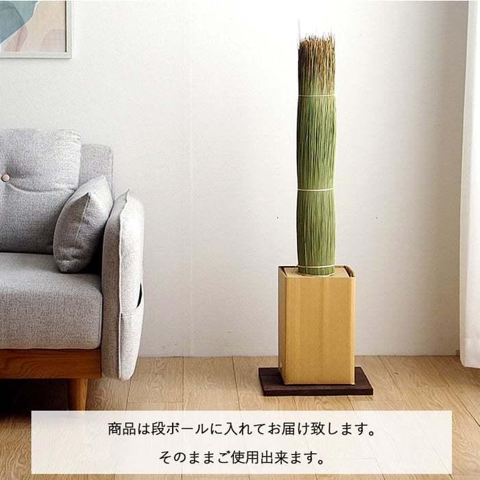 イケヒコ 観葉植物 い草 オブジェ インテリア 置物 日本製 消臭 空気