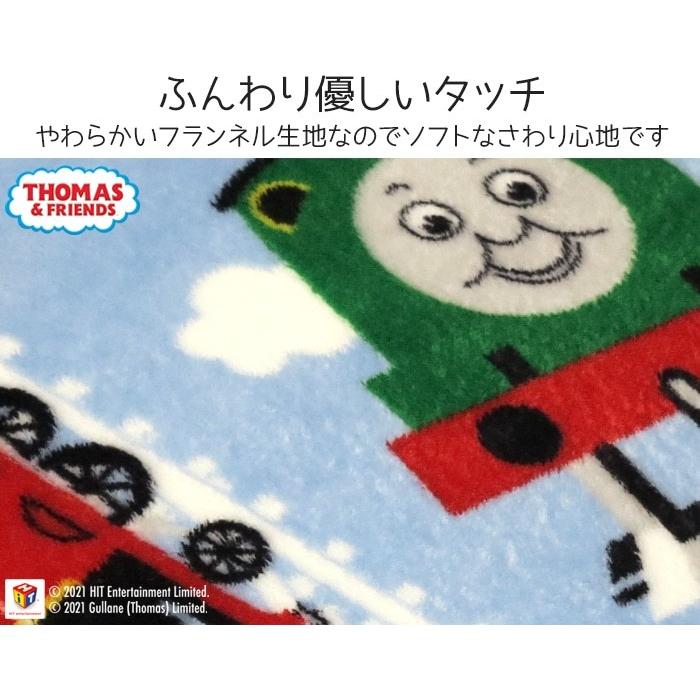 ラグ 1畳 きかんしゃトーマス/あそべるラグ (O) 約90×185cm フランネル