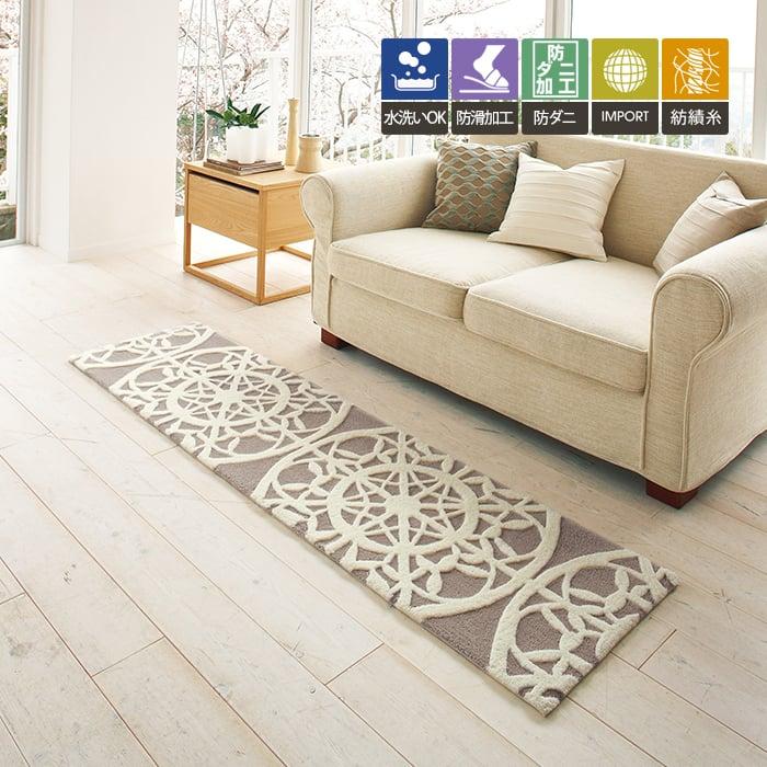 キッチンマット おしゃれ オシャレ かわいい デザインマット Toliラグ マット 手洗いok 滑りにくい加工付 東リ 約50 0cm Tom54 引っ越し 新生活 Tom4722 インテリアショップゆうあい 通販 Yahoo ショッピング