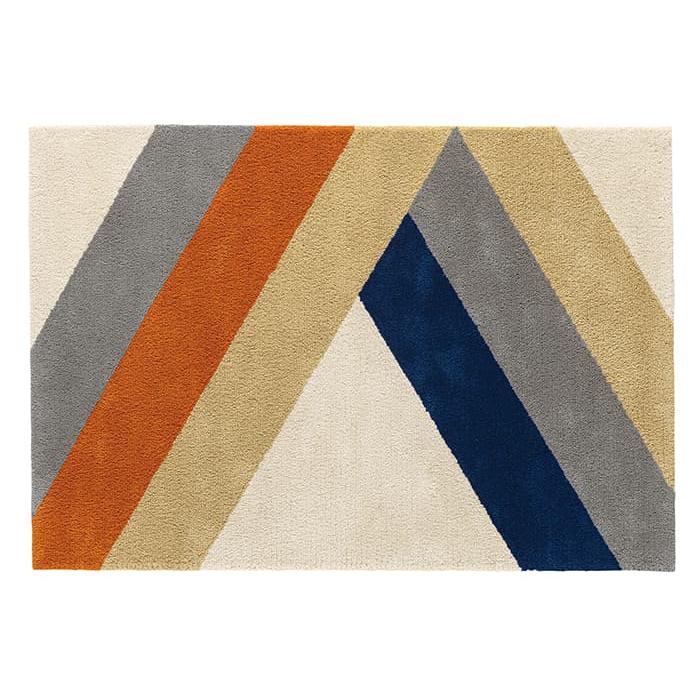 東リ ラグ デザインラグ カーペット ノスタルジック レトロ ボーダー