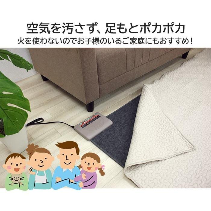 ワタナベ工業 ホットカーペット 2畳 本体 約175×175cm WHC-205 ワタナベ工業 ホットカーペット 2畳 本体 約175×175cm WHC-205
