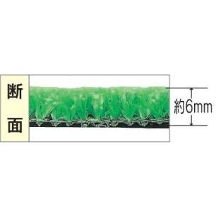 人工芝 芝生 ロールタイプ タフト芝 フェイクグリーン 約幅182cm×30m 反売り 日本製 庭 屋外 デッキ 雑草対策 養生 ビル 住宅廻り WT-600 (R) 引っ越し 新生活の画像