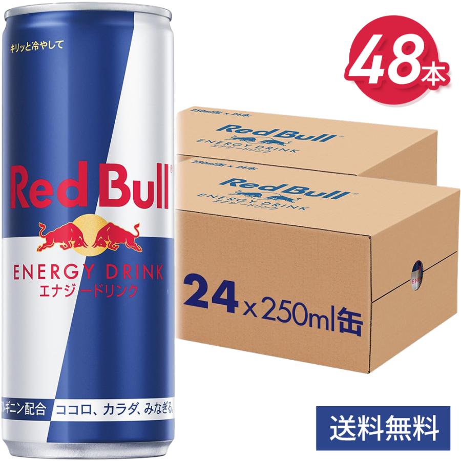 レッドブル（RedBull） (送料無料) エナジードリンク 250mlx24本×2