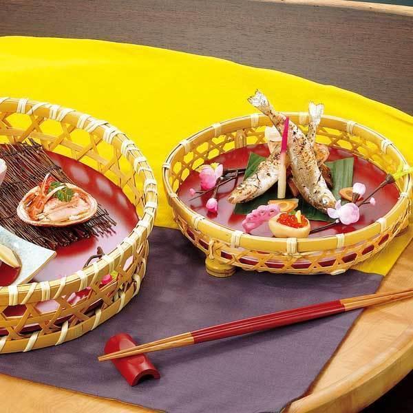 朱塗り丸敷板（裏面 黒色）8寸用 φ22xt0.5cm : 天然素材の雑貨ようび堂