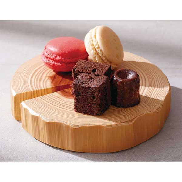 杉 丸太 料理皿 塗装付 φ15xH3cm : 天然素材の雑貨ようび堂Yahoo!店