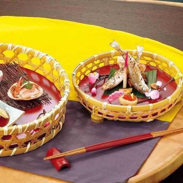 樹脂製 朱塗り丸敷板（裏面 黒色）尺0用 φ26.5xt0.3cm : 天然素材の