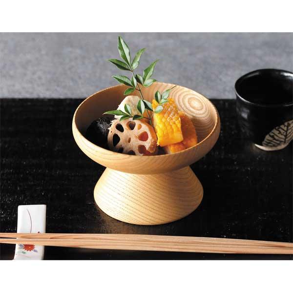 木製 高台丸鉢 小 Φ11.5xH7.3cm : 天然素材の雑貨ようび堂Yahoo!店