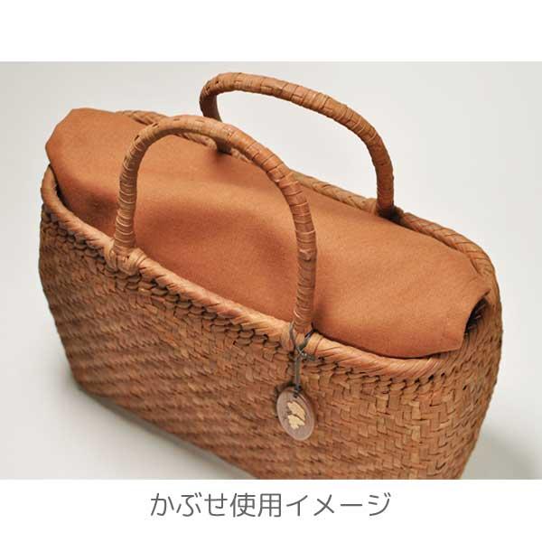 山葡萄バッグ 沢皮 小 内布・かぶせ付 28x9xH22cmの画像