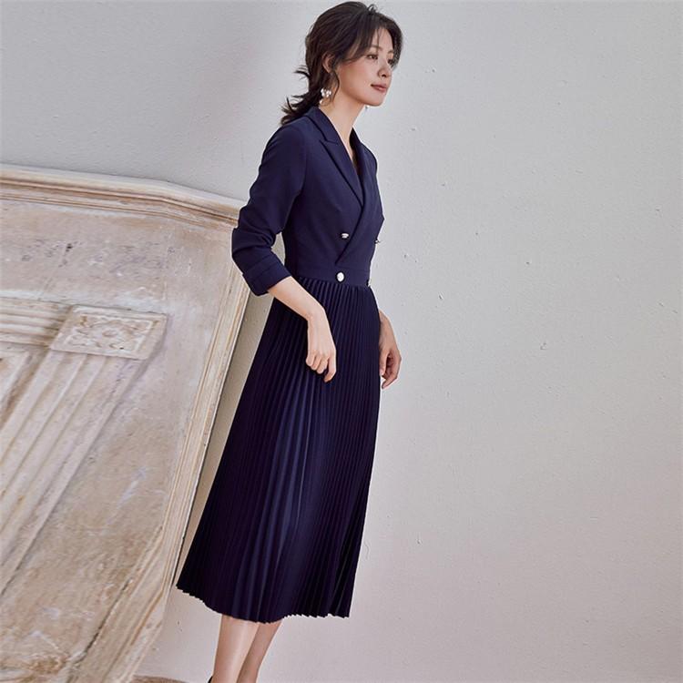 ワンピース レディース プリーツ きれいめ フォーマルワンピース 結婚式 ロングワンピース ドレス 長袖 パーティワンピース パーティードレス 上品 入学式 Cd Ae 0021 Youdear 通販 Yahoo ショッピング