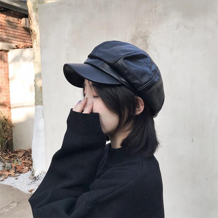 帽子 レディース キャスケット 秋 冬 春 夏 大きいサイズ つば広 Puレザー 大人 日よけ帽子 Uvカット 小顔効果 ハンチング 通勤 レザー帽子 無地 Puベレー帽 Cd Ba 0053 Youdear 通販 Yahoo ショッピング