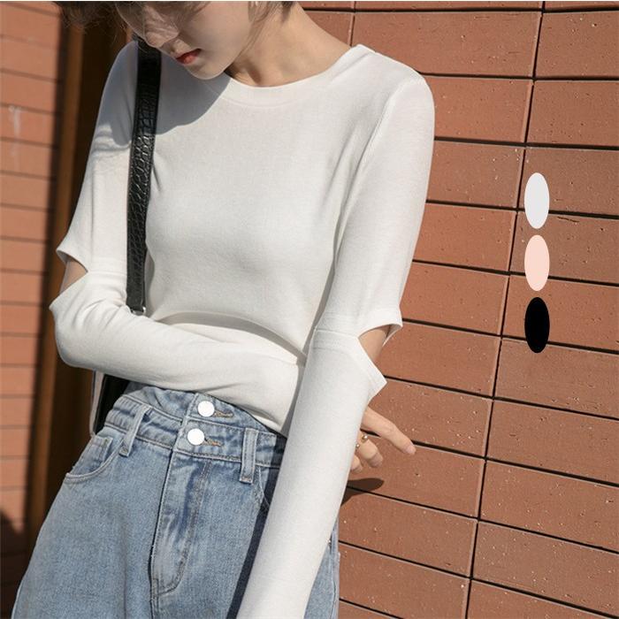 Tシャツ レディース カットソー 長袖 リブ テレコリブ シルエット おしゃれ 春 夏 トップス 大きいサイズ シャツ 白 Tシャツ ポイント消化 春 コーデ 丸首 Cd Bg 0081 Youdear 通販 Yahoo ショッピング