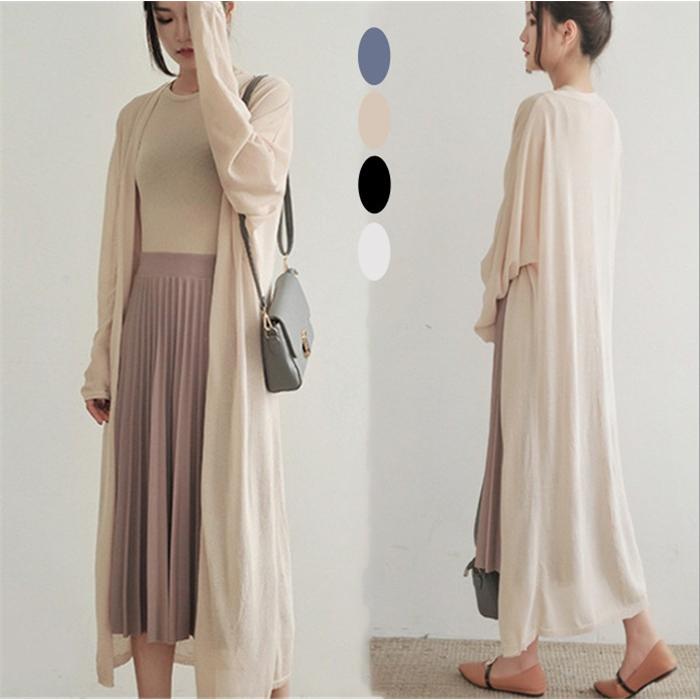 Uvカット ロングカーディガン レデイース 春 夏 長袖 ロング丈 ニットカーディガン 羽織り ストレッチ 薄手 軽量 紫外線対策 超ロング 冷房対策 Uv対策 コーデ Cd Bh 0042 Youdear 通販 Yahoo ショッピング