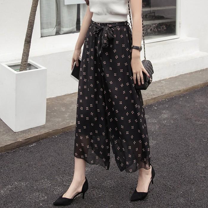 ガウチョパンツ 夏 ワイドパンツ レディース シフォン 花柄 スカーチョ 大きいサイズ ガウチョ スカーチョ 九分丈 カジュアル ガウチョパンツ Ly092 Csl Ly092a Youdear 通販 Yahoo ショッピング