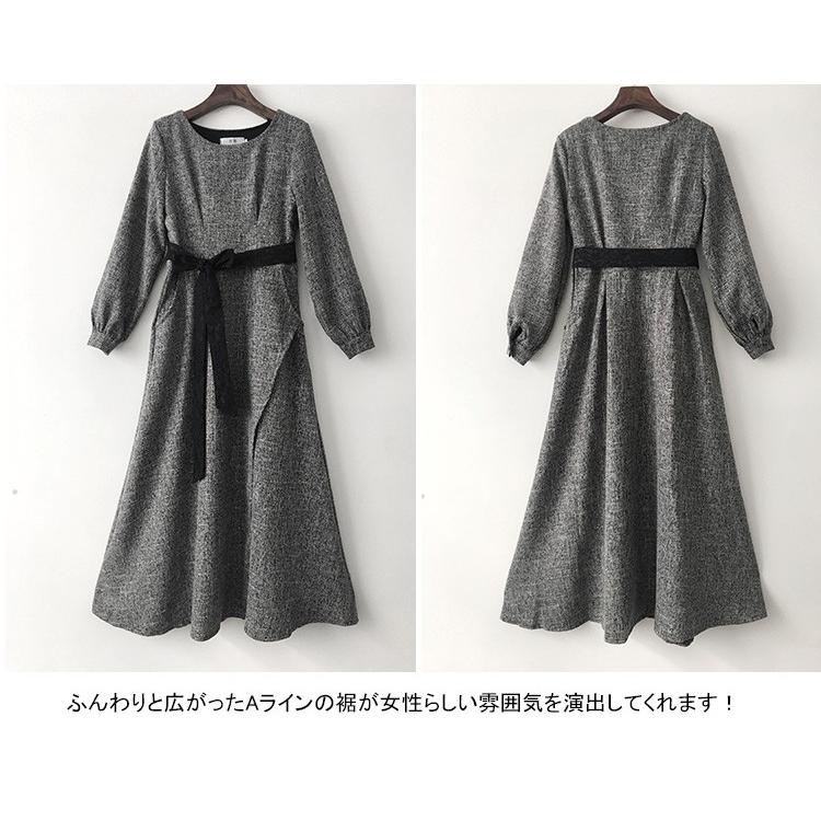 マキシワンピース レディース パーティードレス 結婚式 裏起毛 