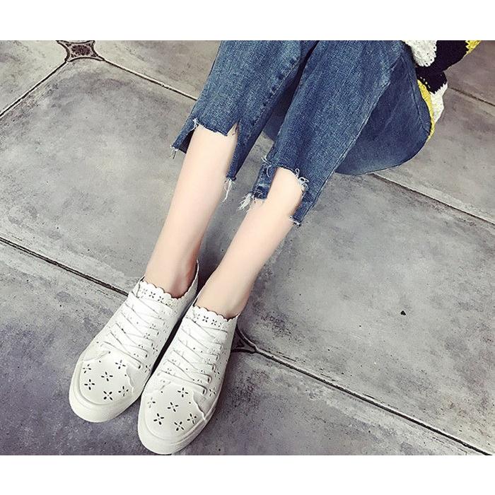 スリッポン スニーカー ぺたんこ 靴 レディース フラット