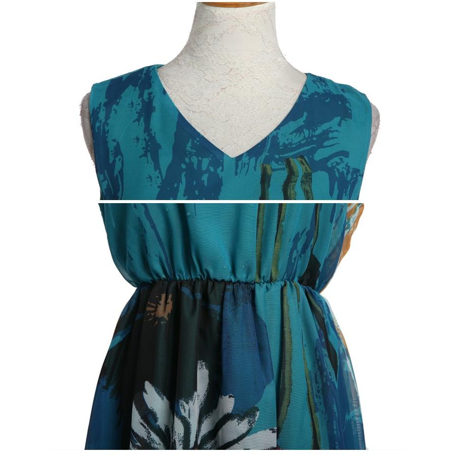 リゾートマキシワンピース リゾートワンピース ハワイ ワンピ ロング丈  