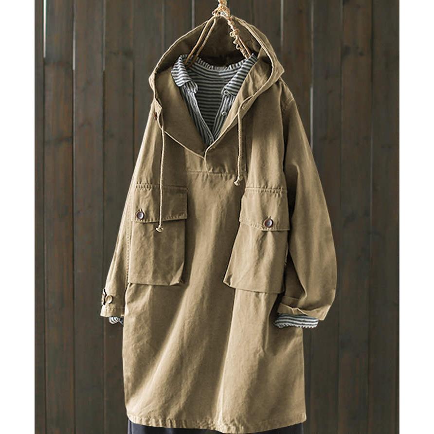 パーカー風 トレンチコート コート レディース 春 きれいめ スプリングコート アウター 40代 50代 カジュアル 大きいサイズ パーカー Hs Cg 080 Youdear 通販 Yahoo ショッピング