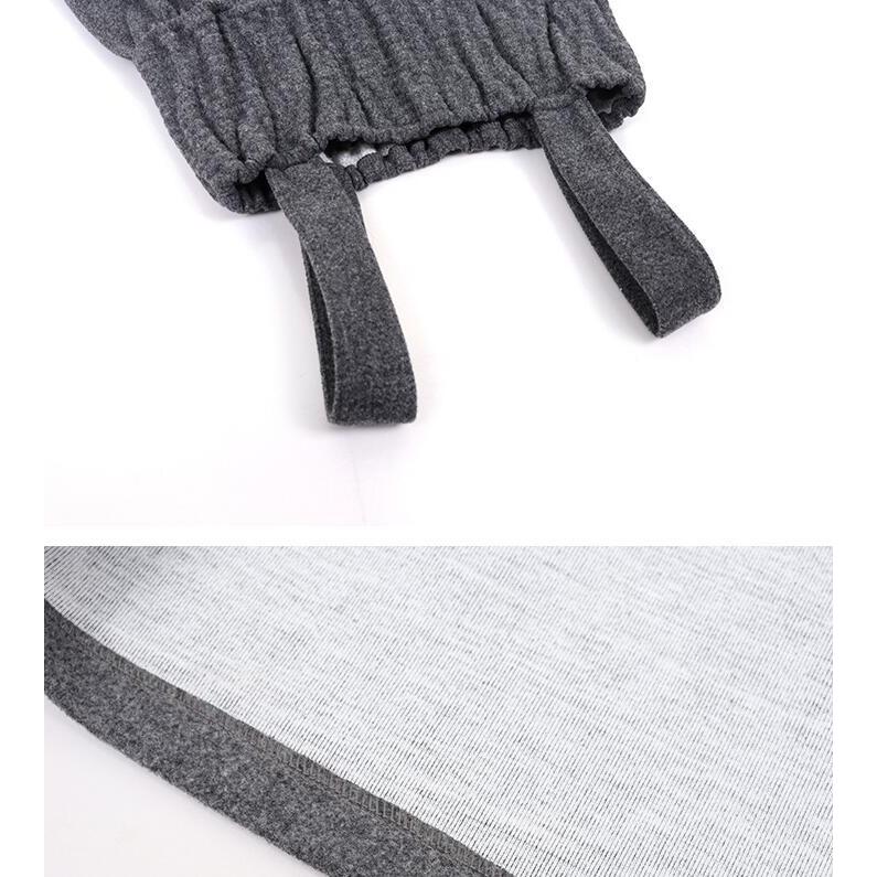 ワンピース ロングワンピース サロペット レディース 胸ギャザー 秋冬