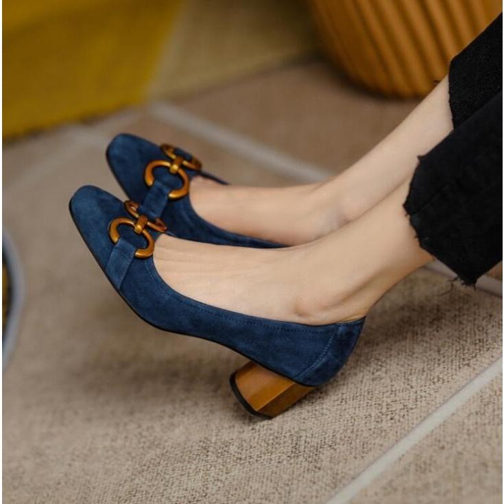 パンプス 痛くない レディース 黒 スエード ツイード ブラック