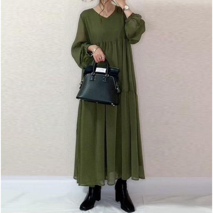 ワンピース ロングワンピース レディース 夏 春 秋 マキシワンピース