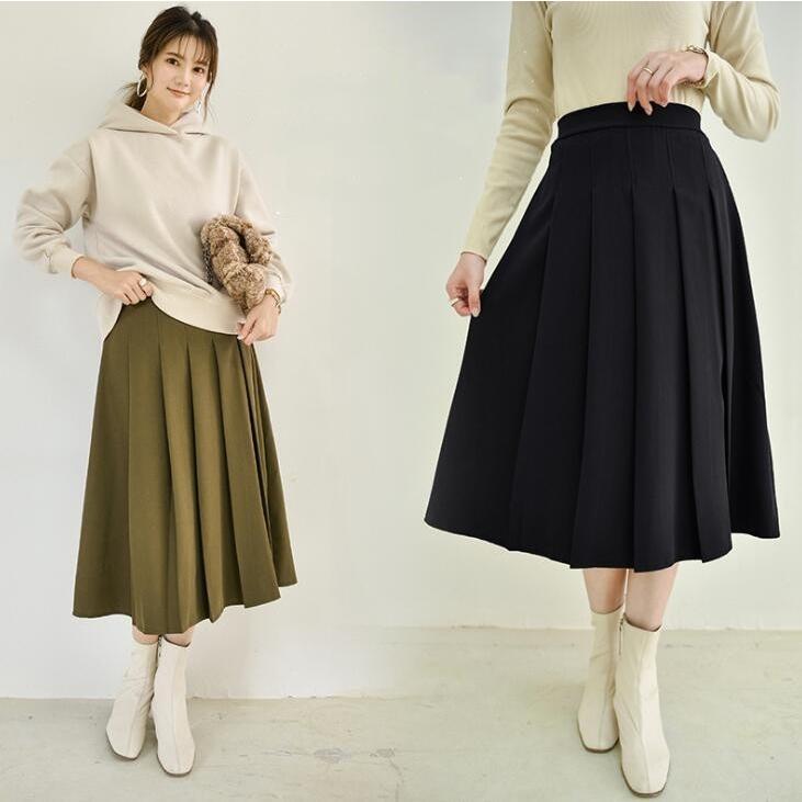 プリーツスカート ボトムス ロング丈 ミドル丈 プリーツ ウエストゴム かわいい 大人可愛い きれいめ ヨーロピアン シンプル カジュアル 大人 上品 おしゃれ かっこいい レトロ 大人女子 こなれ感 ラフ エレガント 花柄 チェーン柄 スカーフ柄 プリント 春 秋 10代 20代 30代 スカート レディース プリーツスカート ロングスカート ボトムス