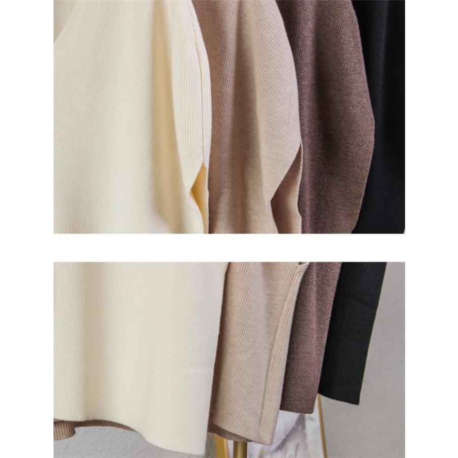 即納 ニットベスト レディース 大きいサイズ ニット 40代 トップス