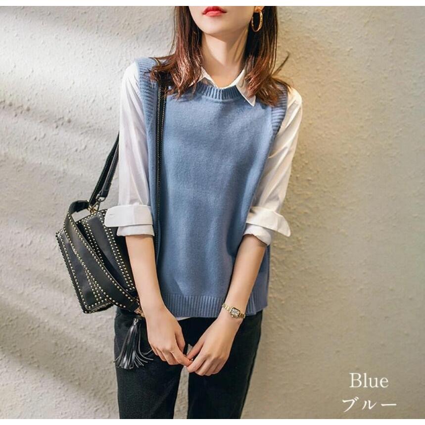 ニットベスト ニットタンクトップ レディース ニット タンクトップ トップス 重ね着 ベスト ノースリーブ タンク 秋 コーデ Hs Co 015 Youdear 通販 Yahoo ショッピング