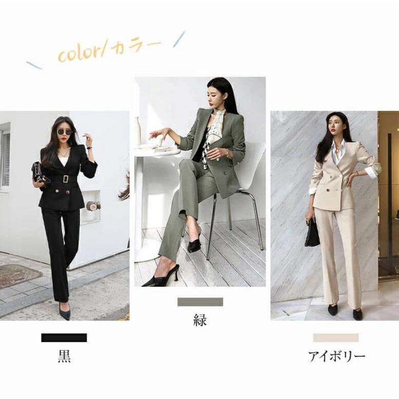 セットアップ レディース パンツスーツ スーツジャケット 春 秋