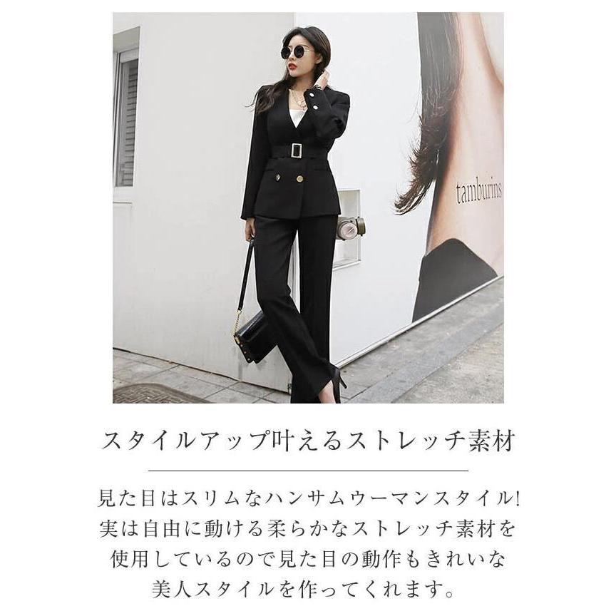 セットアップ レディース パンツスーツ スーツジャケット 春 秋