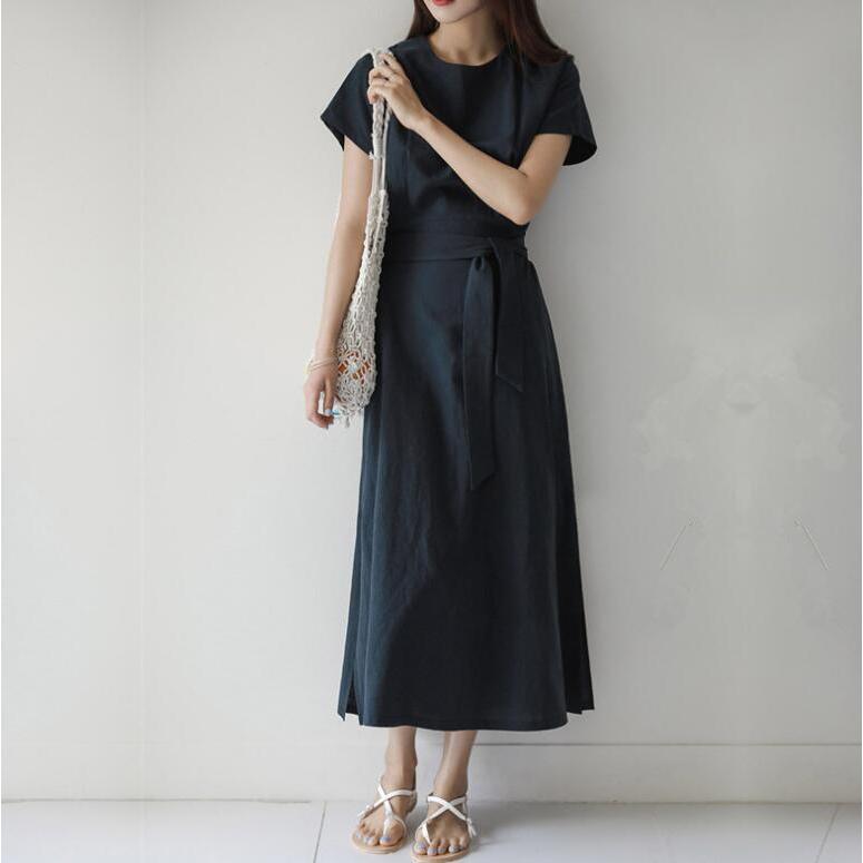 ワンピース レディース 夏 春 40代 Aライン ロング丈 大きいサイズ  