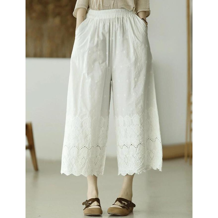 ペチパンツ ペチコート レディース パンツ スカート 透かし雕り ロング