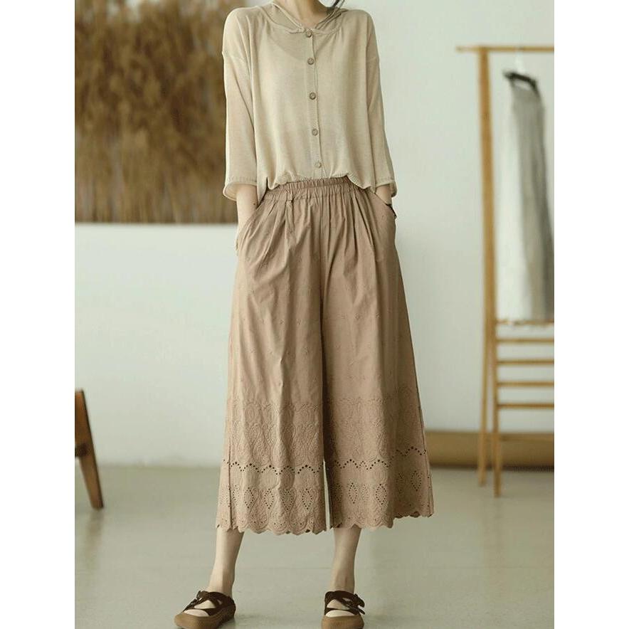 ペチパンツ ペチコート レディース パンツ スカート 透かし雕り ロング