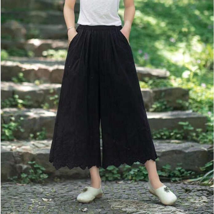 ペチパンツ ペチコート レディース パンツ スカート 透かし雕り ロング