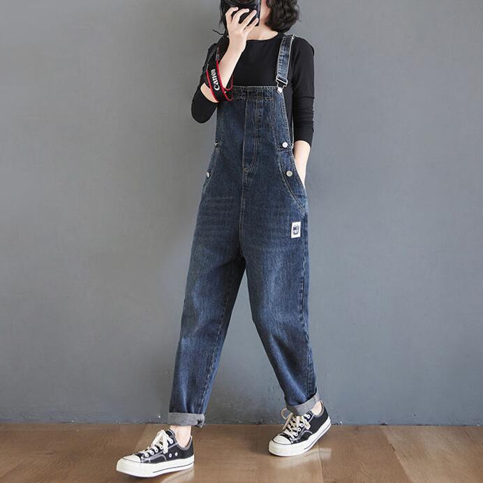 デニムサロペット デニムパンツ レディース オールインワン カジュアル