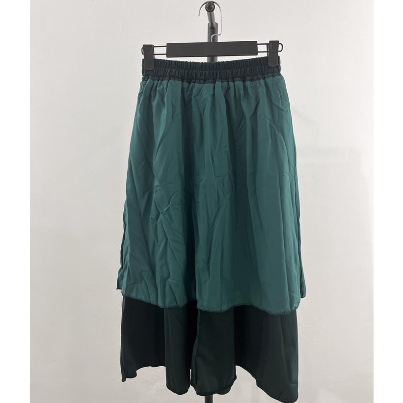 ロングスカート 秋冬 コーデュロイ 黒 レディース 大きいサイズ 秋