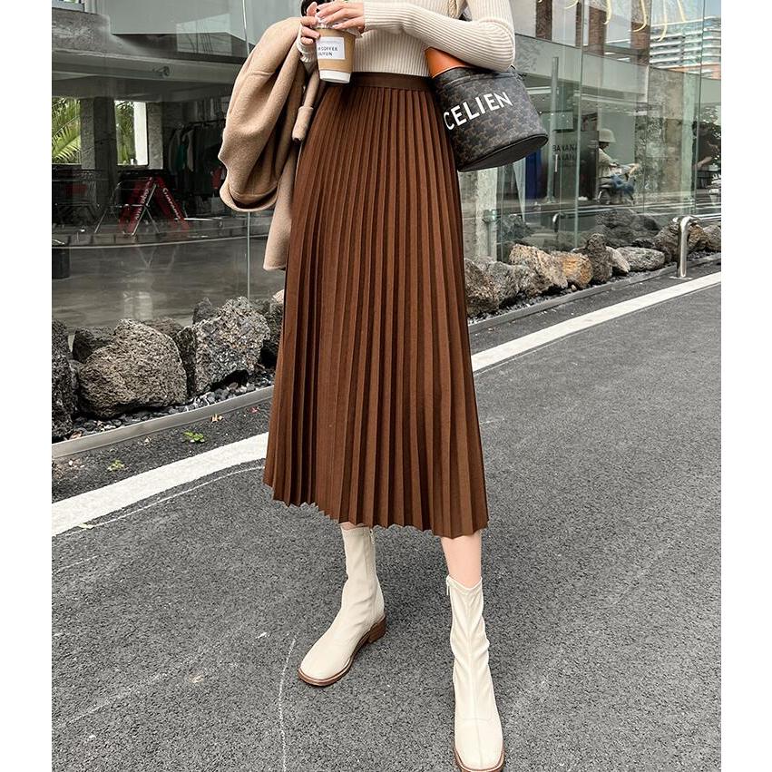 ロングスカート 秋冬 プリーツスカート 黒 レディース 大きい ロングスカート 秋冬 プリーツスカート 黒 レディース 大きい