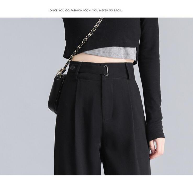 ストレートパンツ ハイウエスト 美脚 レディース ワイドパンツ ハイ