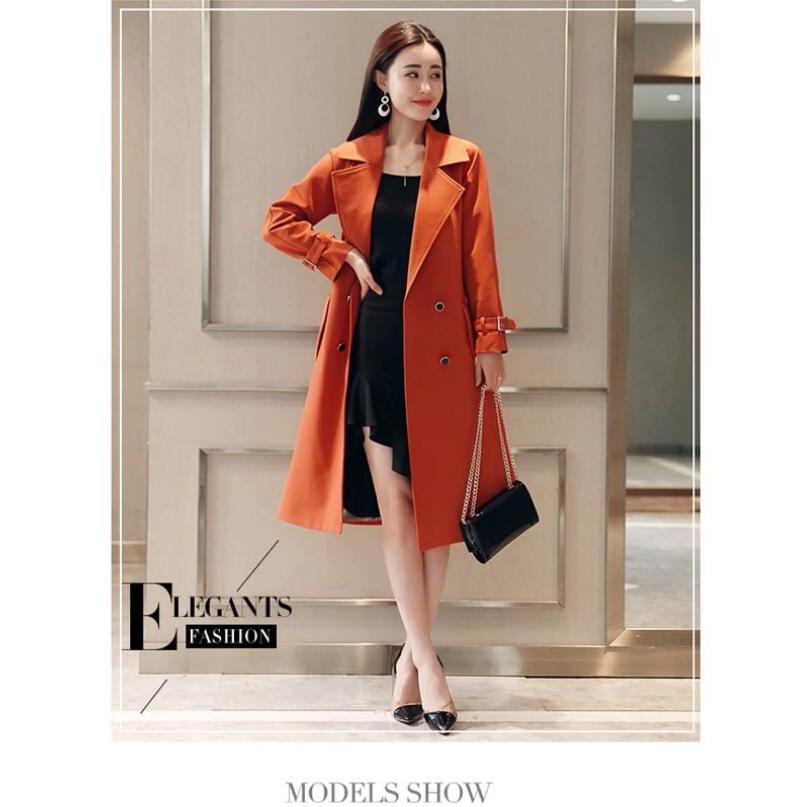 スプリングコート トレンチコート ジャケット ロングジャケット 膝丈