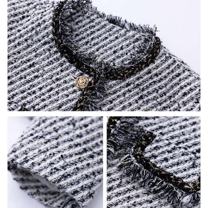 ツイードセットアップ スーツジャケット ロングスカートセットアップ