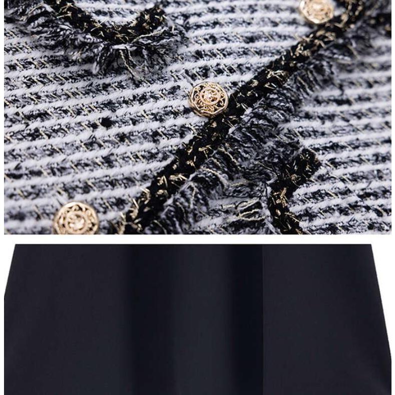 ツイードセットアップ スーツジャケット ロングスカートセットアップ