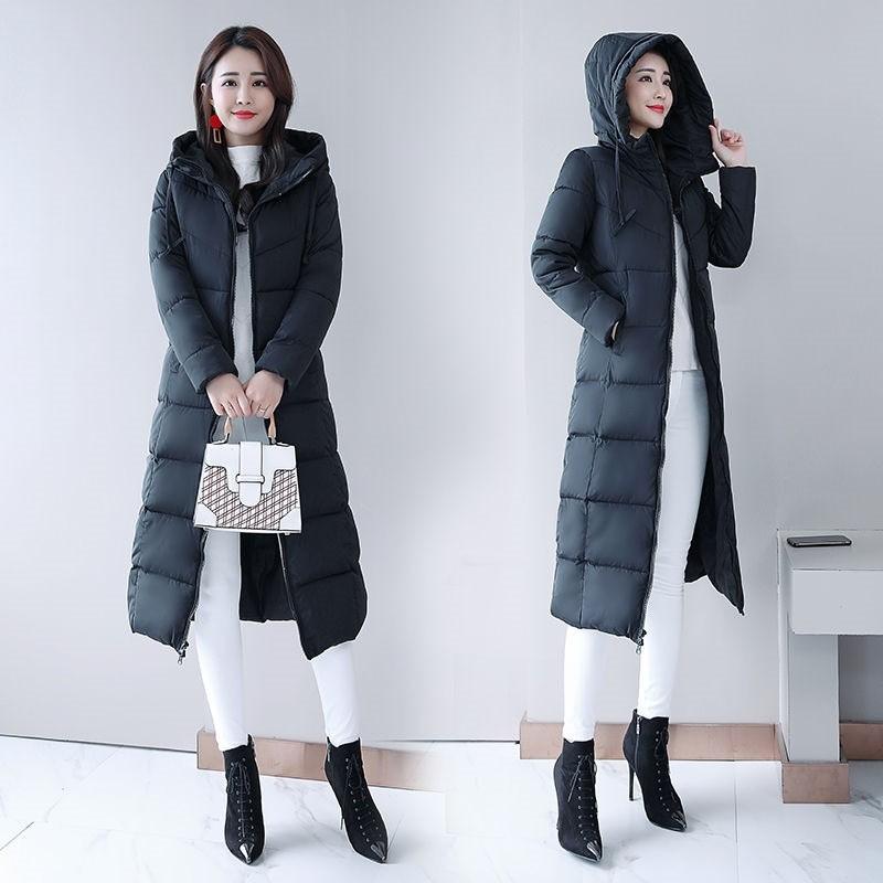 中綿コート レディース 冬 ロング丈 ダウン風コート 冬コート フード