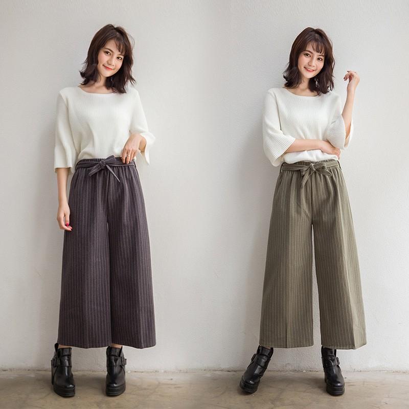 ガウチョパンツ ワイドパンツ　デミリー    新品　サイズL 貴重 ガウチョパンツ ワイドパンツ デミリー 新品 サイズL 貴重