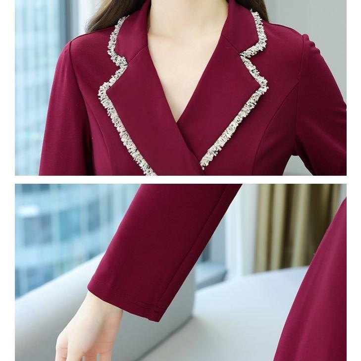 ワンピース レディース きれいめ フォーマル ロングワンピース 長袖 v