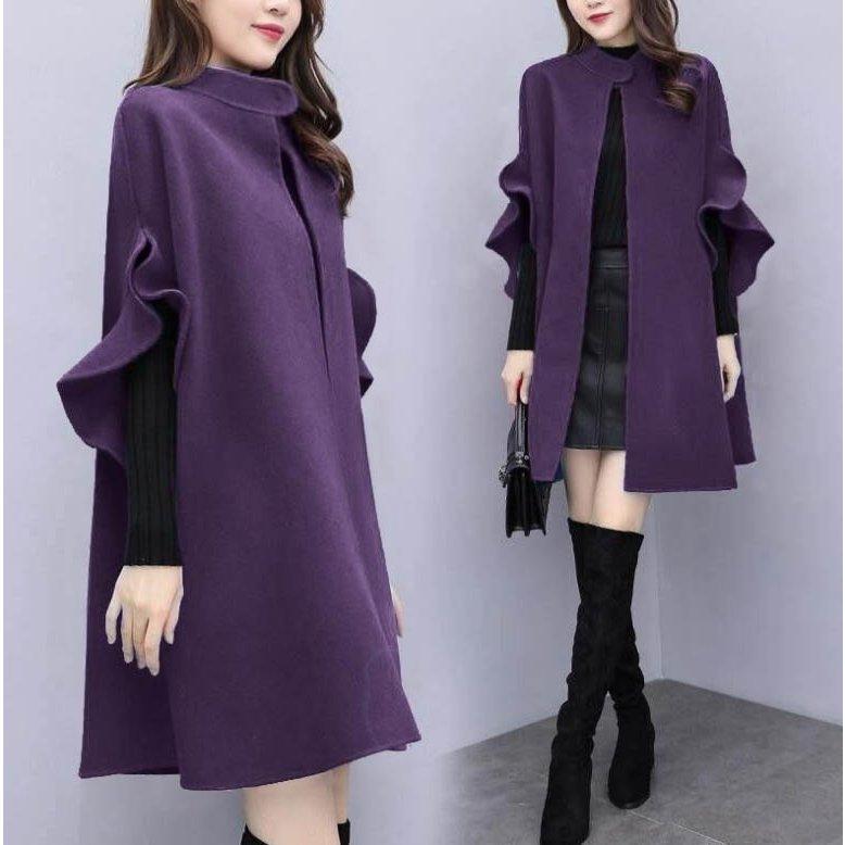 在庫一掃 コート ポンチョコート レデイーズ 春 秋 アウター ロング